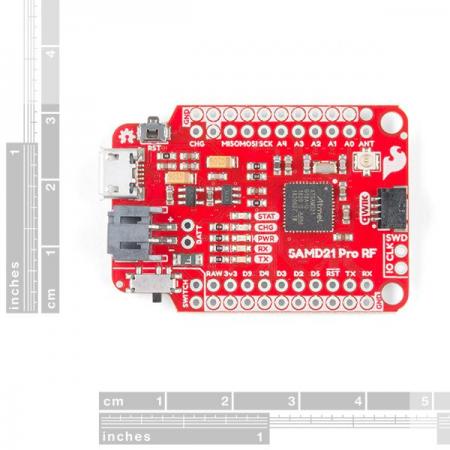 디바이스마트,MCU보드/전자키트 > 통신/네트워크 > RF/LoRa,SparkFun,SparkFun Pro RF-LoRa, 915MHz (SAMD21) [WRL-15836],LoRa® 지원 무선 보드 /  SAMD21과 장거리 RFM95W를 결합하여 작고 사용하기 쉬운 IoT Arduino 보드를 만듭니다.