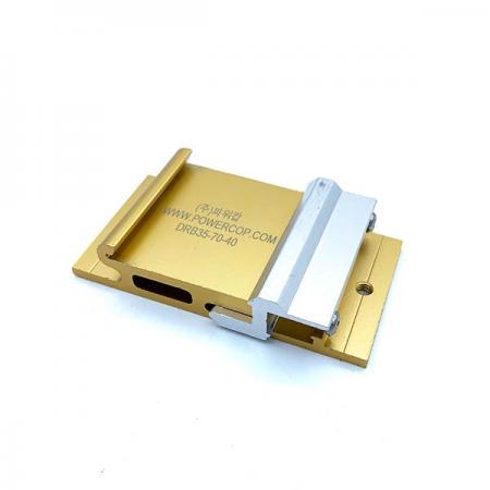 디바이스마트,커넥터/PCB > 터미널블럭 > 단자대 타입 > 조립식단자대(부속품),파워캅(Powercop),딘레일 브라켓 DRB35-70-40,옷걸이처럼 간편하게 탈부착 가능한 딘레일 브라켓 (찬넬 브라켓) / 방열기능 / 35mm 브라켓 전용 / 70(L) x 40(W) x 15(H)mm / 무게 : 47g