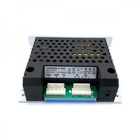 디바이스마트,전원/파워/배터리 > SMPS > Enclosure 타입 > 1채널 (Single),파워캅(Powercop),STAR 50S-F-24C (50W 24V 커넥터타입),AC-DC 50W SMPS / 출력전압 : 24V / 출력전류 : 2A / 입력전압 : AC 90~264V / 변환효율 : 86% / 파워캅 / Enclosure 타입 1채널