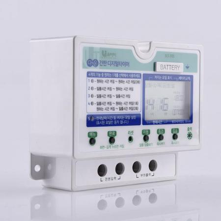 디바이스마트,기계/제어/로봇/모터 > 자동화(FA) > 제어 > 카운터/타이머,유아이,간판 조명용 디지털 타이머 SLT-30S,간판 조명용 디지털 타이머 / 4단자 / 30A / AC110~220V