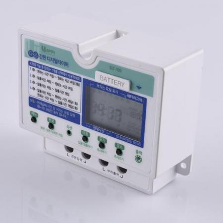 디바이스마트,기계/제어/로봇/모터 > 자동화(FA) > 제어 > 카운터/타이머,유아이,간판 조명용 디지털 타이머 SLT-30S,간판 조명용 디지털 타이머 / 4단자 / 30A / AC110~220V