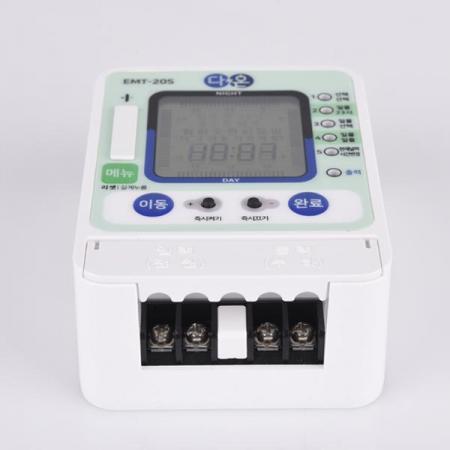 디바이스마트,기계/제어/로봇/모터 > 자동화(FA) > 제어 > 카운터/타이머,유아이,간판 조명용 디지털 타이머 EMT-20S (DC),간판조명용 디지털타이머 / 4단자 / 150-300W / DC12-24V
