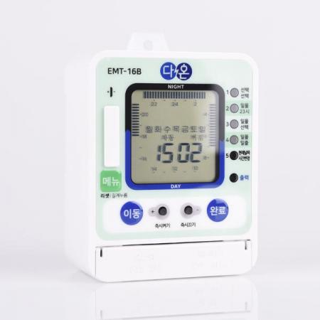 디바이스마트,기계/제어/로봇/모터 > 자동화(FA) > 제어 > 카운터/타이머,유아이,간판 조명용 디지털 타이머 EMT-16B,간판 조명용 디지털 타이머 / 5단자 / 16A / AC110~220V