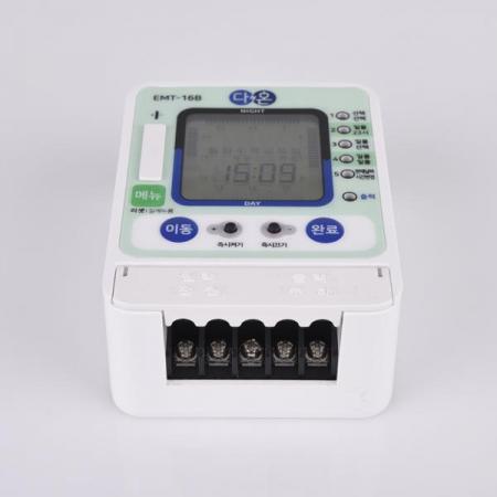 디바이스마트,기계/제어/로봇/모터 > 자동화(FA) > 제어 > 카운터/타이머,유아이,간판 조명용 디지털 타이머 EMT-16B,간판 조명용 디지털 타이머 / 5단자 / 16A / AC110~220V