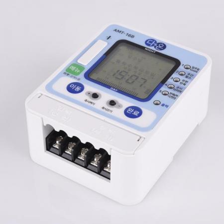 디바이스마트,기계/제어/로봇/모터 > 자동화(FA) > 제어 > 카운터/타이머,유아이,자동 제어용 디지털 타이머 AMT-16B,자동 제어용 디지털 타이머 / 5단자 / 16A / AC110~220V