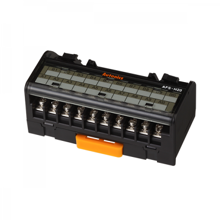 디바이스마트,커넥터/PCB > 터미널블럭 > 단자대 타입 > 인터페이스 단자대,(주)오토닉스,소형 인터페이스 단자대 AFS-H20,기종: 소형 인터페이스 단자대 / 단자간 피치 7mm / 단자형태: Screw / 커넥터 핀 수: 20핀 / 정격전압: 125VDC