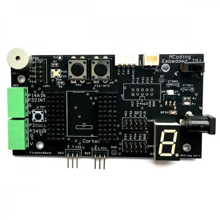 디바이스마트,MCU보드/전자키트 > 프로세서/개발보드 > ARM > Cortex-M0,펌웨어뱅크주식회사,FWB-코딩으로배우는센서 베이스보드,Cortex-M0 MCU 54FDE 메인보드 연결이 가능한 실드(Shield)