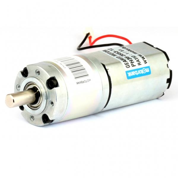 헤리칼 기어장착 저소음 유성감속 기어드모터 PH36-3553 12V Low Backlash