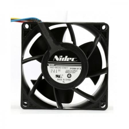 디바이스마트,기계/제어/로봇/모터 > 모터류 > 팬모터 > DC 팬모터,MotorBank,니덱 DC고속팬 V80E14MS2A3-57A611 4P 80x80x38 DC13.6V 0.16A 4300RPM 방수처리 PCB,C Brushless Servo Cooling Fan- Nidec Japan 고속 서보팬- 입력전압 : DC13.6V 0.216A 3.217W- 방수처리 PCB로 습한 환경에서 사용 가능- 크기 : 80 x 80 x 38mm(가로x세로x높이)- 서보 냉각팬(Servo Cooling Fan)