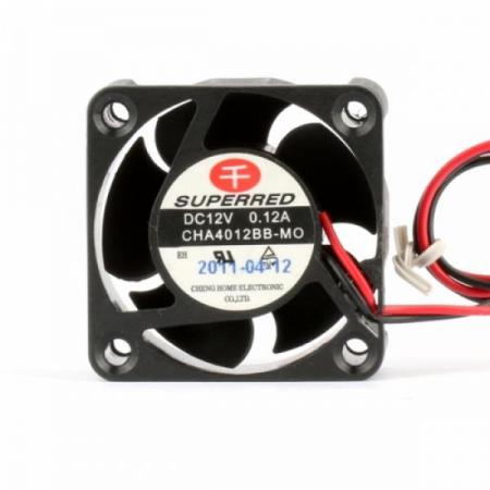 디바이스마트,기계/제어/로봇/모터 > 모터류 > 팬모터 > Ball 베어링 타입 팬모터,MotorBank,슈퍼레드 DC팬 CHA4012BB-MO 2P 40x40x20 DC12V 0.12A 6,300RPM,3D프린터용 듀얼볼베어링 모터 Fan 쿨러 2P DC12V 6,300rpm 고속팬