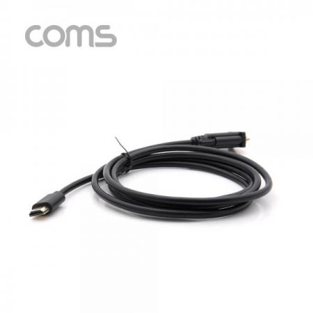 디바이스마트,케이블/전선 > 영상/음향 케이블 > HDMI/DVI 케이블,Coms,HDMI 케이블 (HDMI to VGA) / 1.8M / black [TB014],HDMI 케이블 (HDMI to VGA) / 1.8M / black