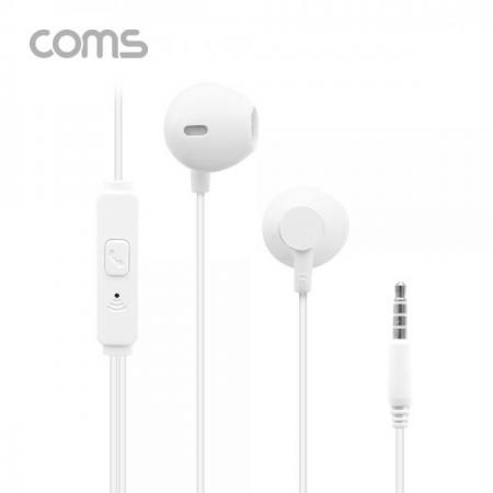 디바이스마트,컴퓨터/모바일/가전 > 음향ㆍ영상ㆍ카메라 > 헤드폰/이어폰 > 이어폰,Coms,3.5 스테레오 이어폰 1.2m / 컨트롤 리모콘 / 마이크 / Stereo [IF516],3.5 스테레오 이어폰 1.2m / 컨트롤 리모콘 / 마이크 / Stereo