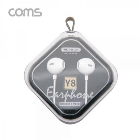 디바이스마트,컴퓨터/모바일/가전 > 음향ㆍ영상ㆍ카메라 > 헤드폰/이어폰 > 이어폰,Coms,3.5 스테레오 이어폰 1.2m / 컨트롤 리모콘 / 마이크 / Stereo [IF516],3.5 스테레오 이어폰 1.2m / 컨트롤 리모콘 / 마이크 / Stereo