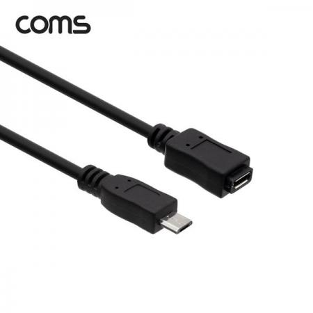 디바이스마트,케이블/전선 > USB 케이블 > 데이터케이블(MM) > USB 2.0 micro B타입(5핀) 케이블,Coms,Micro 5Pin USB 연장 케이블(M/F) 1.5M [TB117],Micro 5Pin USB 연장 케이블(M/F) 1.5M