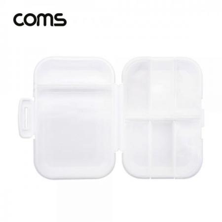 디바이스마트,공구함/작업대/엔클로저 > 공구함/부품함 > 다용도정리함(케이스),Coms,다용도 수납함(8칸) / 알약 케이스 / 양면 / 비상 케이스 / 사각 [IF454],다용도 수납함(8칸) / 알약 케이스 / 양면 / 비상 케이스 / 사각