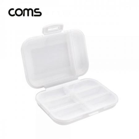 디바이스마트,공구함/작업대/엔클로저 > 공구함/부품함 > 다용도정리함(케이스),Coms,다용도 수납함(8칸) / 알약 케이스 / 양면 / 비상 케이스 / 사각 [IF454],다용도 수납함(8칸) / 알약 케이스 / 양면 / 비상 케이스 / 사각
