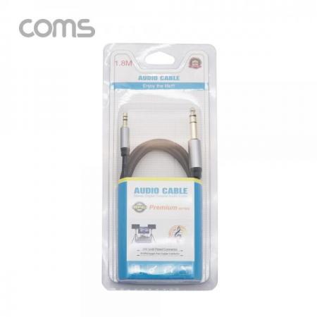 디바이스마트,케이블/전선 > 영상/음향 케이블 > AV통합 케이블,Coms,스테레오 케이블 (3.5M/6.5M) 1.8M / OFC [TB037],스테레오 케이블 (3.5M/6.5M) 1.8M / OFC