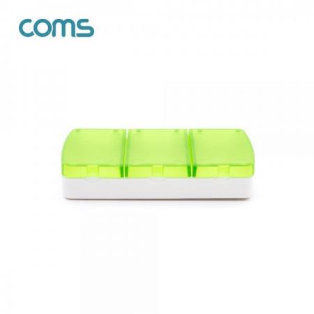 디바이스마트,공구함/작업대/엔클로저 > 공구함/부품함 > 다용도정리함(케이스),Coms,다용도 케이스(3칸), Green [IF462],다용도 케이스(3칸), Green