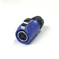 방수 믹스 Male 플러그 5핀 (보호격벽) [LP-20-C05PE-01-003A]