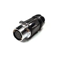 방수 믹스 Female 연결 플러그 9핀 (보호격벽) [LP-20-J09PP-01-001A]