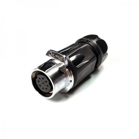 디바이스마트,커넥터/PCB > 산업/의료/방수 커넥터 > CNLINKO 방수 커넥터 > 파워 플러그,CNLINKO,방수 믹스 Female 연결 플러그 9핀 (보호격벽) [LP-20-J09PP-01-001A],접점 지름 : Φ20 / 핀지름 : Φ2.7 / 재질 : 믹스 / IP67 / Female / 9pin / 14-12AWG / 정격 전류 : 5A / 정격 전압 : 400V / 연결 플러그