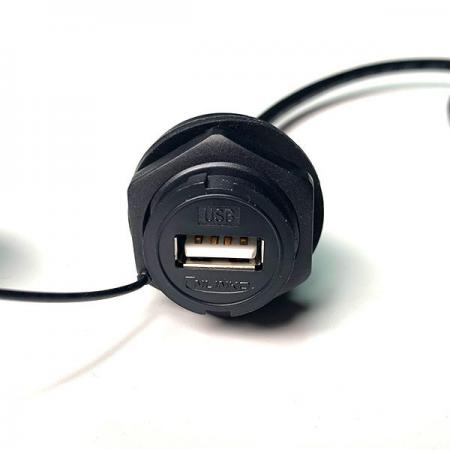 디바이스마트,커넥터/PCB > 산업/의료/방수 커넥터 > CNLINKO 방수 커넥터 > USB/HDMI,CNLINKO,USB2.0 Female 방수 케이블 [YU-USB2-FS-MP-0D3M-001],방수 USB / 데이터 커넷터 케이블 / Female / IP67 / 26-24AWG / 정격 전류 : 1.5A / 작동 전압 : 500V