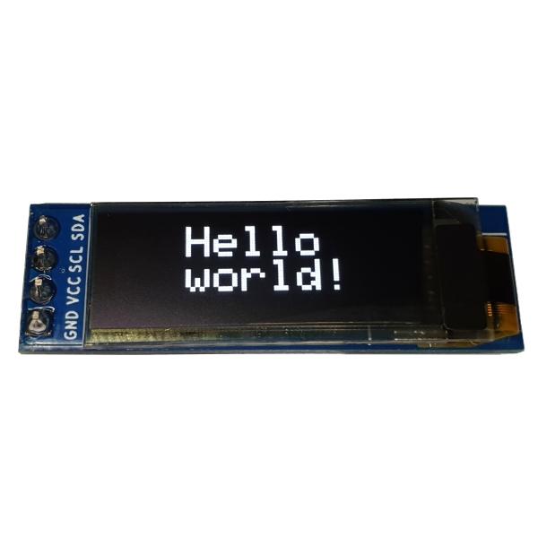 아두이노 0.91인치 I2C OLED 모듈 화이트