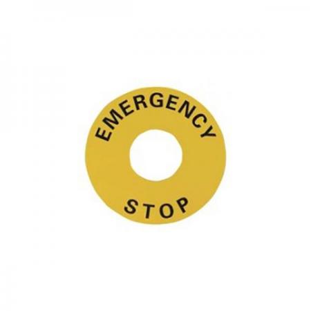 디바이스마트,스위치/부저/전기부품 > 산업용 스위치/제어 기기 > 제어/안전 스위치 > 악세사리,OMRON,비상 정지용 조각판 A22Z-3466-1,오므론 / 옴론 / OMLON / 센서 / 스위치 / A22Z-3466-1 OMRON KOREA 정식 수입품