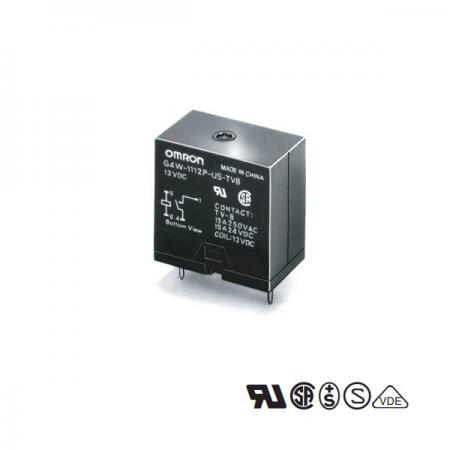 디바이스마트,스위치/부저/전기부품 > 릴레이 > 파워 릴레이,OMRON,릴레이 G4W-1112P-US-TV8 DC12,파워 릴레이 / 접촉형식 : SPST-NO (1 Form A) / 코일 전압 : 12VDC / 코일 저항 : 180Ω / 코일 작동 전류 : 66.7mA / 코일 전력 : 800mW / 스위칭 전압(AC) : 250VAC / 스위칭 전류(AC) : 15A / 스위칭 전압(DC) : 24VDC / 스위칭 전류(DC) : 15A