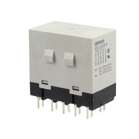 디바이스마트,스위치/부저/전기부품 > 릴레이 > 파워 릴레이,OMRON,릴레이 G7J-2A2B-P DC24,파워 릴레이 / 접촉형식 : DPST-NO (2 Form A)/DPST-NC (2 Form B) / 코일 전압 : 24VDC / 코일 저항 : 288Ω / 코일 작동 전류 : 83mA / 코일 전력 : 2W / 스위칭 전압(AC) : 220VAC / 스위칭 전류(AC) : 25A / 스위칭 전압(DC) : 30VDC / 스위칭 전류(DC) : 25A