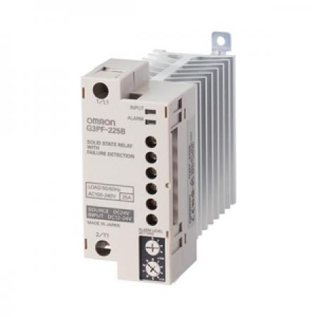 디바이스마트,스위치/부저/전기부품 > 릴레이 > 무접점(SSR) 릴레이,OMRON,릴레이 G3PF-225B DC24,무접점 릴레이 / 타입 : din rail / 입력 방식 : DC / 출력 방식 : AC / 입력 전압 범위 : 12~24VDC / 입력 전류 : 5~10mA / 출력 전압 범위 : 100~240VAC / 출력 전류 : 2~25A / 권장 작동온도 : -20℃ ~ 60℃