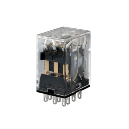 디바이스마트,스위치/부저/전기부품 > 릴레이 > 파워 릴레이,OMRON,파워 릴레이 MY3N AC100/110,파워 릴레이 / 접촉형식 : DPDT-NO, NC (2 Form C) / 코일 전압 : 100/110VAC / 코일 저항 : 3750Ω / 코일 작동 전류 : 11.7mA / 코일 전력 : 0.9VA / 스위칭 전압(AC) : 220VAC / 스위칭 전류(AC) : 5A / 스위칭 전압(DC) : 24VDC / 스위칭 전류(DC) : 5A