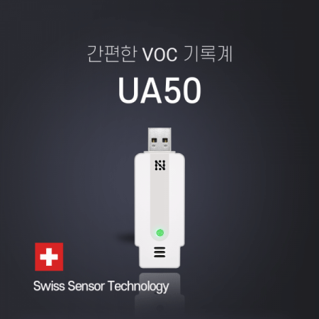 디바이스마트,계측기/측정공구 > 환경/이화학 측정장치 > 대기/가스/방사능/라돈,라디오노드,실내공기질 Tvoc, UA50,USB로 측정값( tVOC, CO2eq, 절대습도) 실시간 출력/ 실내공기 모니터링 / 측정 데이터 공유 가능