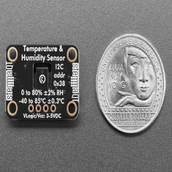 디바이스마트,MCU보드/전자키트 > 센서모듈 > 온도/습도 > 온습도겸용,Adafruit,Adafruit AHT20 - Temperature & Humidity Sensor Breakout Board - STEMMA QT / Qwiic [ada-4566],온습도 겸용 센서 / 온도 범위 : -40 ~ 85 ° C (+-0.3 ° C 정확도) / 상대 습도 범위 : 0 ~ 100 RH % (+-2 % 정확도) / Arduino 또는 Linux / Raspberry Pi 보드 호환