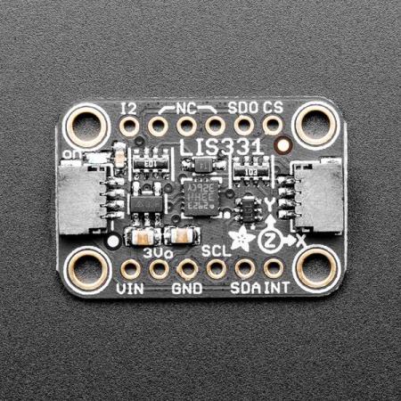 디바이스마트,MCU보드/전자키트 > 센서모듈 > 가속도/자이로/지자기센서 > 가속도센서,Adafruit,Adafruit LIS331 Triple-Axis Wide-Range ±24g Accelerometer - STEMMA QT / Qwiic [ada-4626],±24g 더 넓은 범위의 가속도 값 측정 가능 / I2C,SPI 디지털 출력 인터페이스