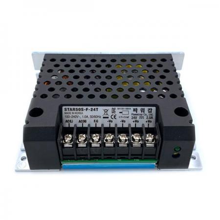 디바이스마트,전원/파워/배터리 > SMPS > Enclosure 타입 > 1채널 (Single),파워캅(Powercop),STAR 50S-F-36T (50W 36V 터미널블록타입),AC-DC 50W SMPS / 출력전압 : 36V / 출력전류 : 1.4A / 입력전압 : AC 90~264V / 변환효율 : 86% / 터미널 블록 타입 / 파워캅 / Enclosure 타입 1채널