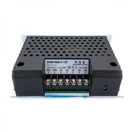 디바이스마트,전원/파워/배터리 > SMPS > Enclosure 타입 > 1채널 (Single),파워캅(Powercop),STAR 100S-F-05T (100W 5V 터미널블록타입),AC-DC 100W SMPS / 출력전압 : 5V / 출력전류 : 20A / 입력전압 : AC 90~264V / 변환효율 : 81% / 터미널 블록 타입 / 파워캅 / Enclosure 타입 1채널