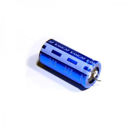 디바이스마트,RLC/수동소자 > (C) 캐패시터 > 슈퍼 캐패시터,Kamcap Power,HP-2R7-J906UYJ28,전압 : 2.7V / 용량 : 90F / 온도 특성 : -40 ℃ ~ 70 ℃ / ESR(DC) : 30Ω / ESR(AC 1kHz) : 15Ω / 사이즈 : 22x46mm / P : 10mm