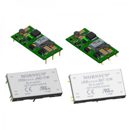 디바이스마트,전원/파워/배터리 > DC-DC 컨버터 모듈 > 강하형 모듈(실장) > 절연 스위칭 모듈,MORNSUN,URB2412JT-10W DC/DC컨버터 강하형 10W 12V,강하형 / 10W / 입력:24(9~36)V / 출력: 12V / 전류: 833/0mA