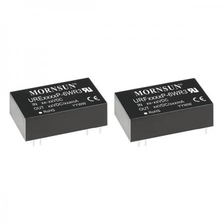 디바이스마트,전원/파워/배터리 > DC-DC 컨버터 모듈 > 강하형 모듈(실장) > 절연 스위칭 모듈,MORNSUN,URE2415P-6WR3 DC/DC컨버터 강하형 6W ±15V,강하형 / 6W / 입력:24(9~36)V / 출력: 15V / 전류: 200/0mA