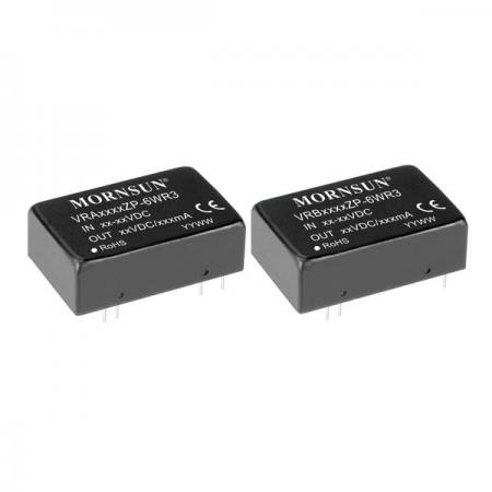디바이스마트,전원/파워/배터리 > DC-DC 컨버터 모듈 > 강하형 모듈(실장) > 절연 스위칭 모듈,MORNSUN,VRA2415ZP-6WR3 DC/DC컨버터 강하형 6W ±15V,강하형 / 6W / 입력:24(18~36)V / 출력: 15V / 전류: 200/0mA