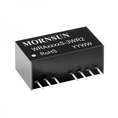 디바이스마트,전원/파워/배터리 > DC-DC 컨버터 모듈 > 승압형 모듈(실장, 절연 스위칭),MORNSUN,WRA0518S-3WR2 DC/DC컨버터 승압형 3W ±18V,승압형 / 3W / 입력:5(4.5~9)V / 출력: 18V / 전류: 69/±3mA