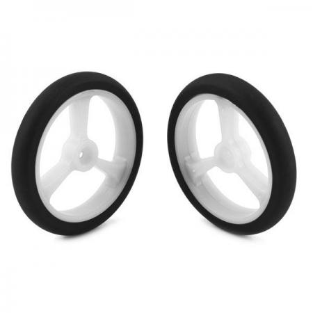 디바이스마트,기계/제어/로봇/모터 > 로봇부품 > 바퀴/휠,Pololu,Pololu Wheel for Micro Servo Splines (20T, 4.8mm) - 40×7mm, White, 2-Pack #4909,흰색 / 40mm (1.57 인치) 휠 /  FEETECH의 FS90R, FT90R와 같이 20개의 톱니 와 4.8mm 직경의 마이크로 서보 스플라인에 장착 / 한쌍으로 제공