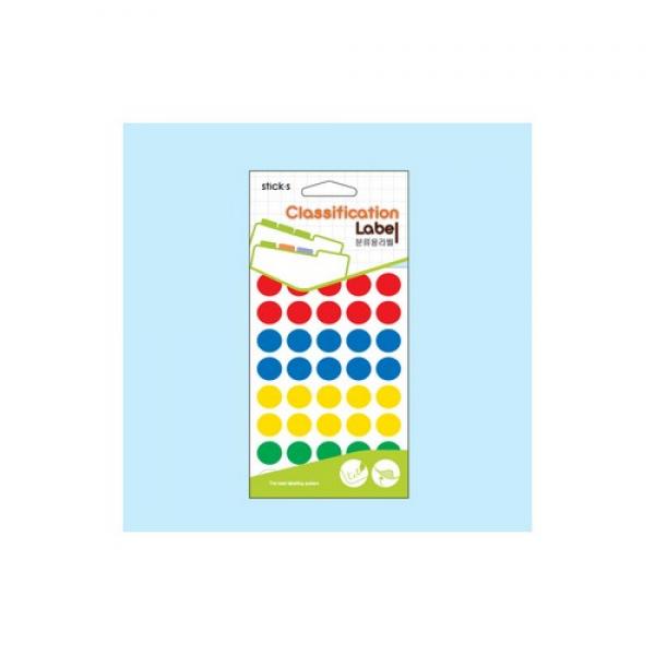 분류용견출지 20-3001A 멀티칼라(∮16 12장)