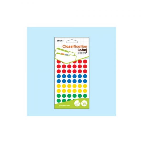 분류용견출지 20-3002A 멀티칼라(∮12 12장)