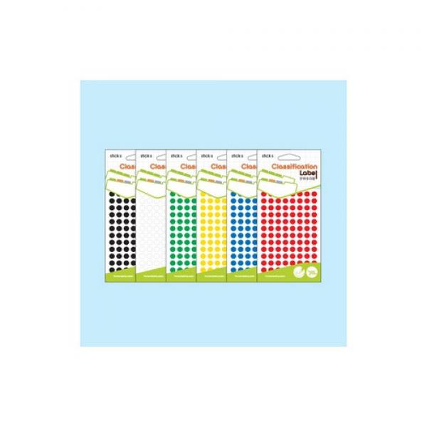 분류용견출지 20-3003R 적색(∮9 15장)