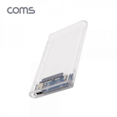 디바이스마트,컴퓨터/모바일/가전 > 저장장치 > 외장케이스 > 2.5인치 외장케이스,Coms,USB 외장하드 케이스(2.5형) / HDD / SSD / SATA / USB 3.0 / 투명 케이스 [TB070],USB 외장하드 케이스(2.5형) / HDD / SSD / SATA / USB 3.0 / 투명 케이스