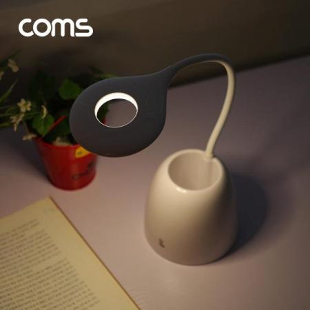 디바이스마트,LED/LCD > LED 인테리어조명 > USB 램프,Coms,USB 램프(충전식) 원형 LED/터치 on, 펜보관 [BT513],USB 램프(충전식) 원형 LED/터치 on, 펜보관