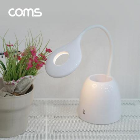 디바이스마트,LED/LCD > LED 인테리어조명 > USB 램프,Coms,USB 램프(충전식) 원형 LED/터치 on, 펜보관 [BT513],USB 램프(충전식) 원형 LED/터치 on, 펜보관