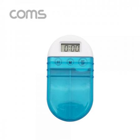 디바이스마트,공구함/작업대/엔클로저 > 공구함/부품함 > 다용도정리함(케이스),Coms,알약 케이스 (타이머) 2단 [IF466],알약 케이스 (타이머) 2단